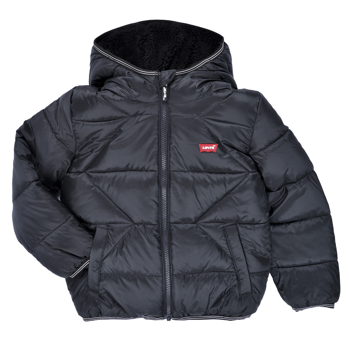 Levis  LVB SHERPA LINED PUFFER JKT  Černá