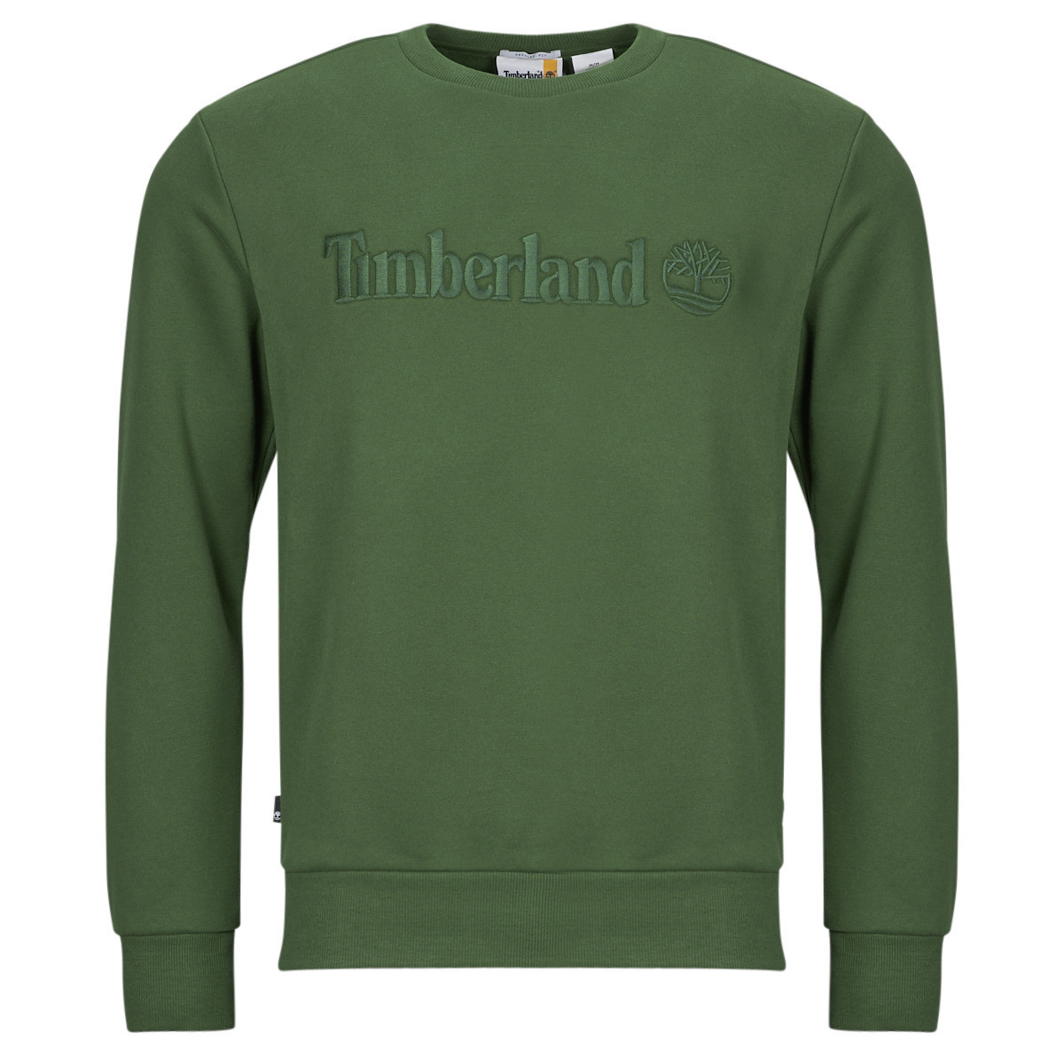 Timberland  Embroidery Tonal Crew Neck  Zelená
