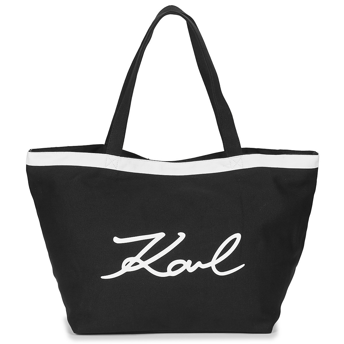 Karl Lagerfeld  K/SIGNATURE SHOPPER  Černá