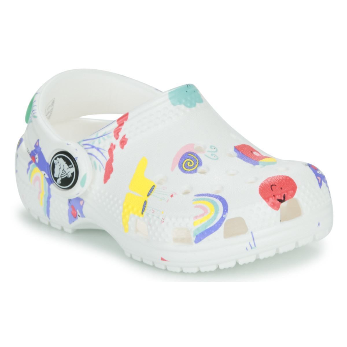 Crocs  Classic Doodle Print Clog T  Bílá