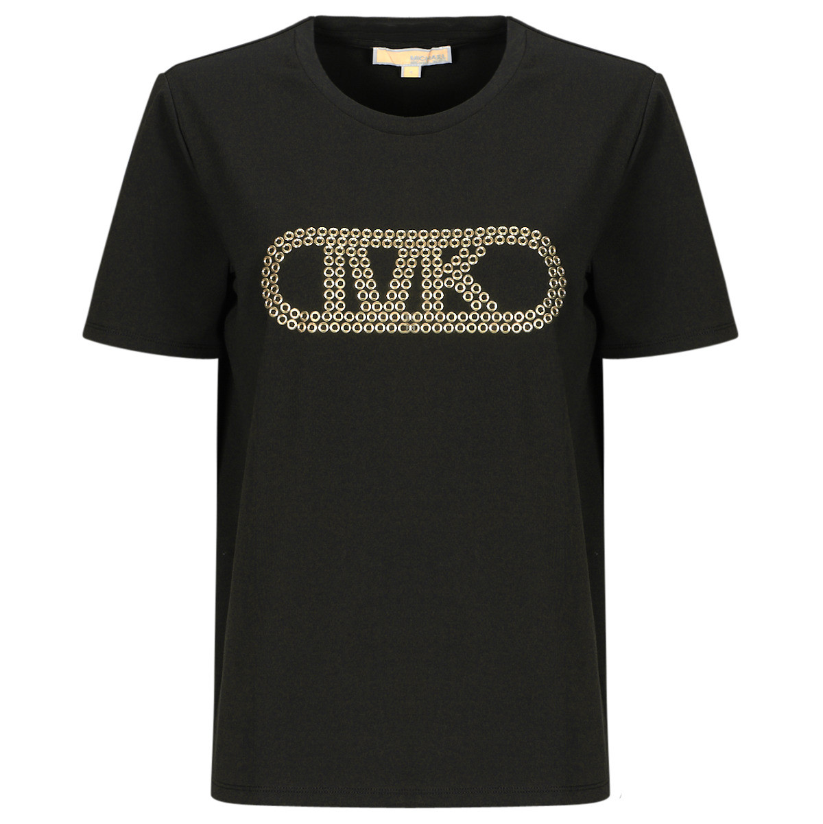 MICHAEL Michael Kors  GROMMET EMPIRE CLSSIC TEE  Černá