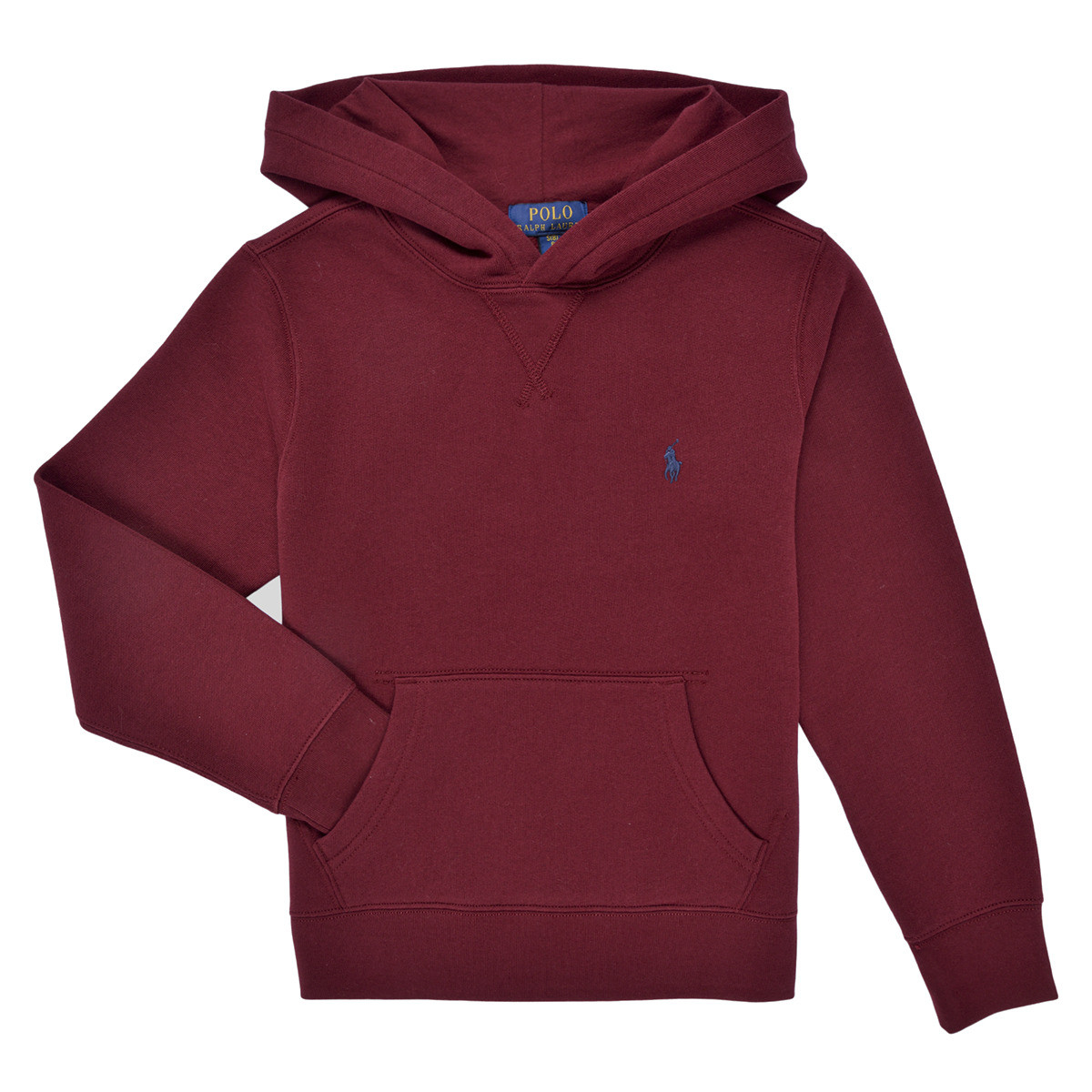 Polo Ralph Lauren  LS PO HOOD-TOPS-KNIT  Bordó