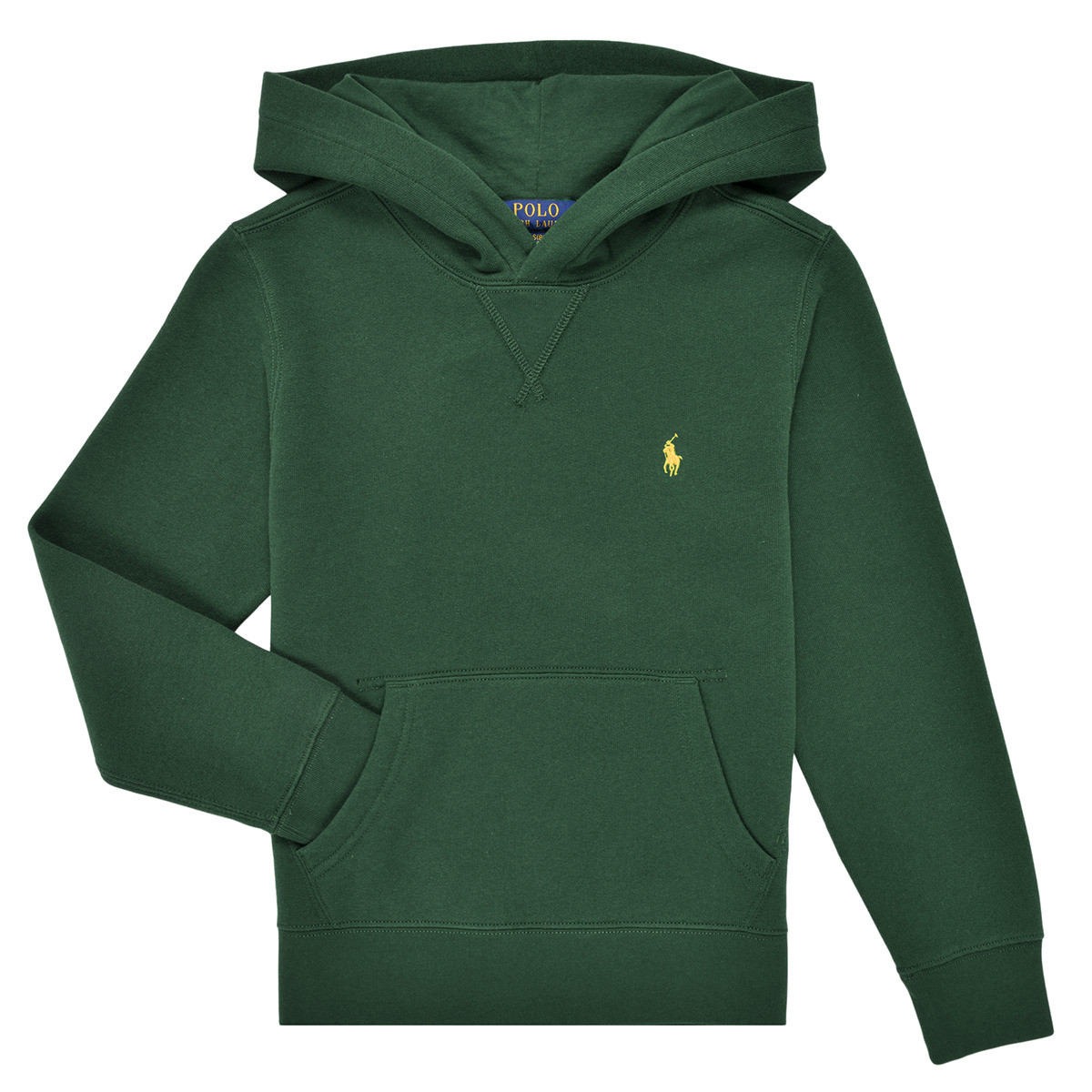 Polo Ralph Lauren  LS PO HOOD-TOPS-KNIT  Zelená