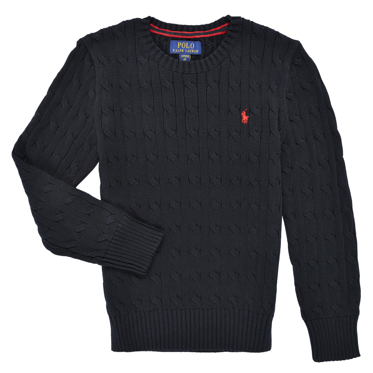 Polo Ralph Lauren  LS CABLE CN-TOPS-SWEATER  Černá