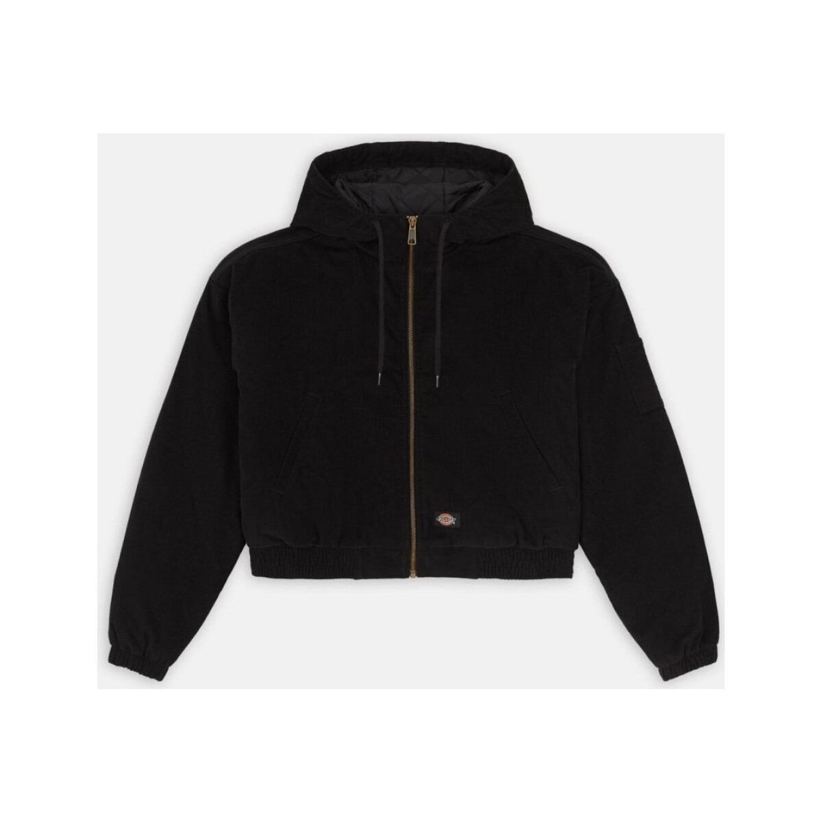 Dickies  CORDUROY HOODED JACKET  Černá