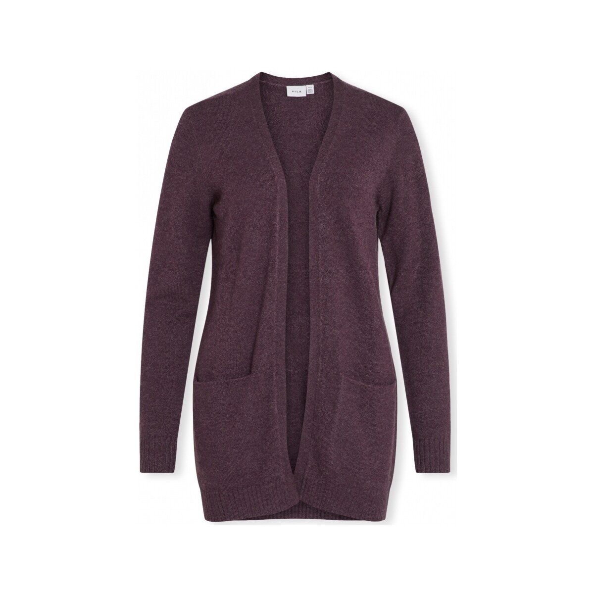 Vila  Noos Ril Cardigan - Plum Perfect  Fialová