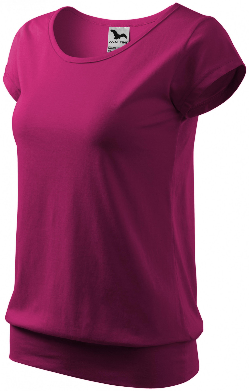 Dámské trendové tričko, fuchsia red, S