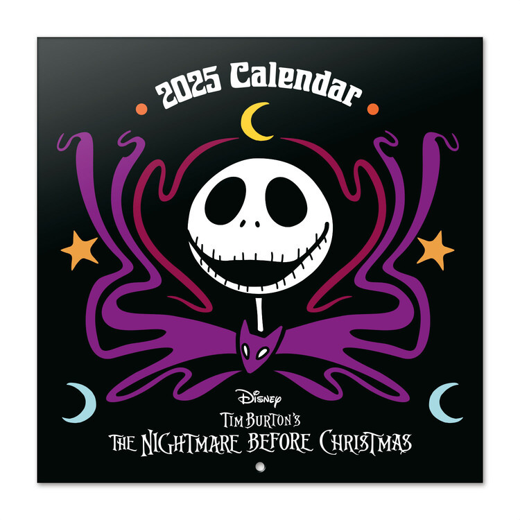 GRUPO ERIK Kalendář 2025 Disney - Nightmare Before Christmas, 30 x 30 cm