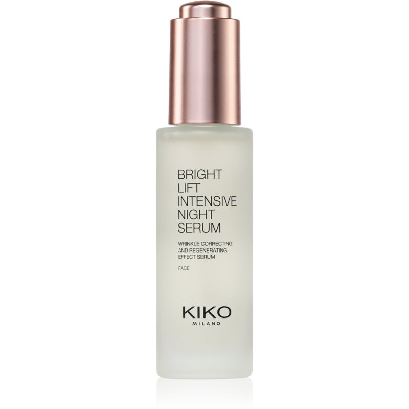 KIKO Milano Bright Lift Intensive noční sérum proti vráskám s regeneračním účinkem 30 ml