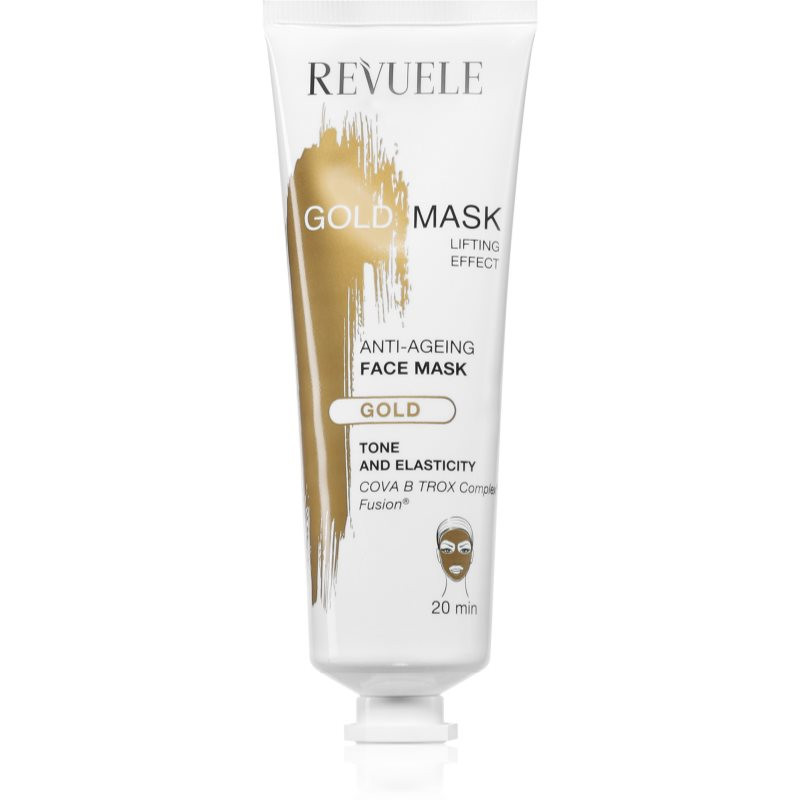 Revuele Gold Mask Liftging Effect liftingová a zpevňující maska na obličej 80 ml