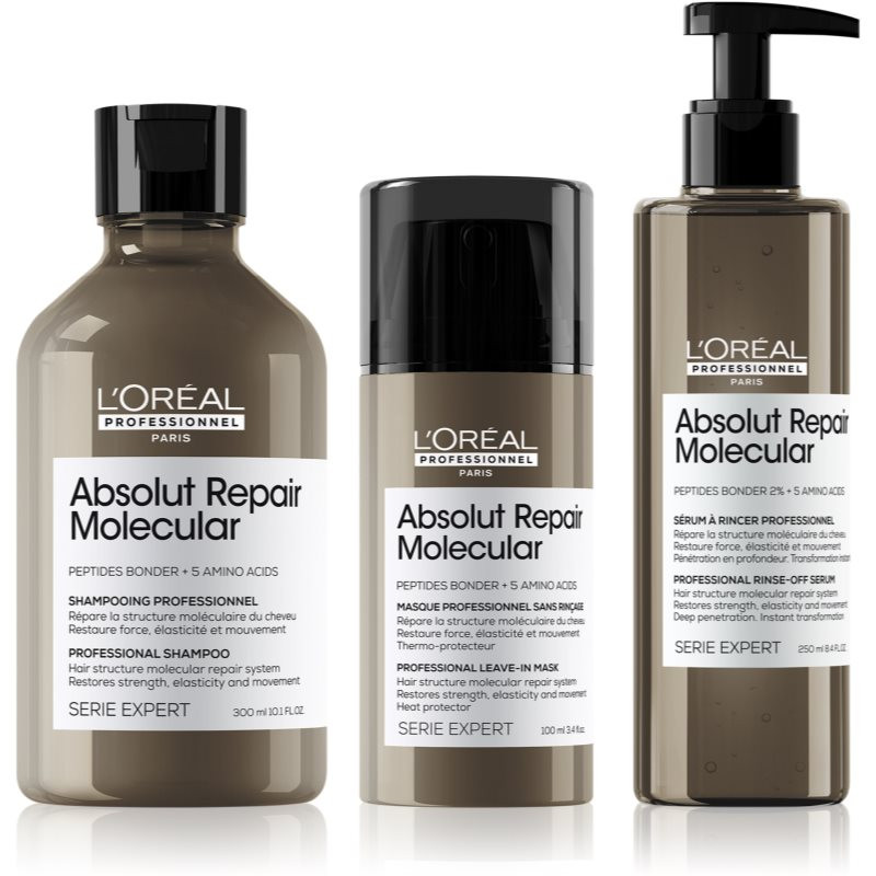 L’Oréal Professionnel Serie Expert Absolut Repair Molecular výhodné balení (pro poškozené vlasy)