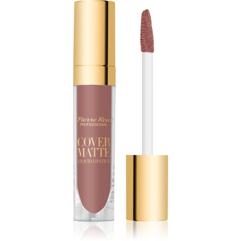 Pierre René Cover Matte Royal Mat matná tekutá rtěnka odstín 04 Dusky Rose 5 ml