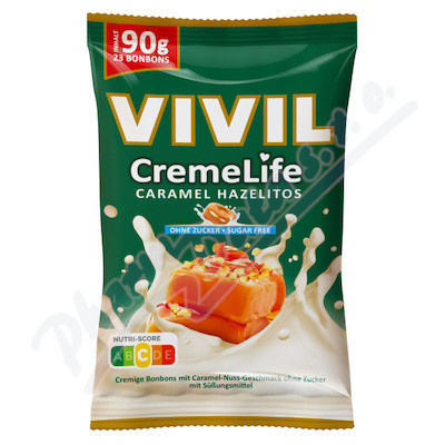 Vivil Cremelife Karamel+lísk.oříšek Bez Cukru 90g