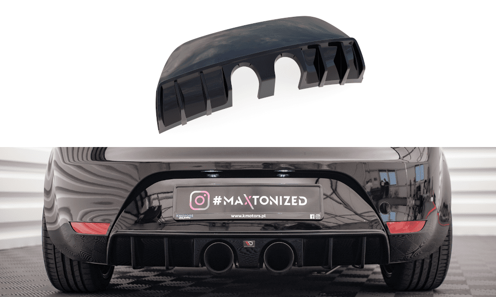 Maxtondesign Středový spoiler pod zadní nárazník Seat Leon 2 Cupra/ Fr Facelift 2009- 2012