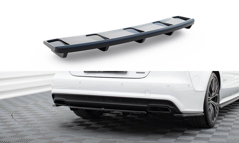 Maxtondesign Spoiler pod zadní nárazník AUDI A7 S-LINE (facelift) (BEZ SVISLÝCH LI©T)