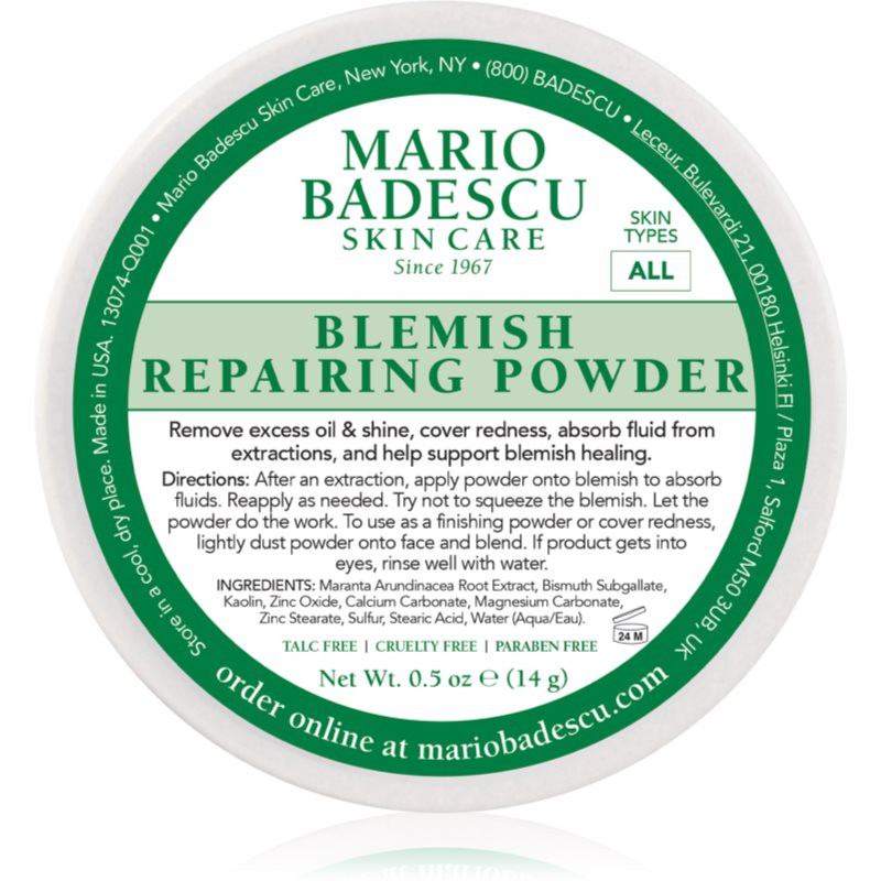 Mario Badescu Blemish Repairing Powder pudr proti nedokonalostem pleti 14 g