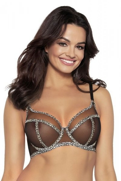 Ava 2063 wild black Podprsenka měkká 65e černá