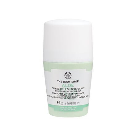 The Body Shop Aloe Caring Roll-On Deodorant zklidňující a osvěžující deodorant 50 ml pro ženy