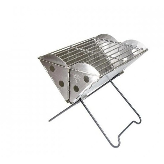 Skládací gril UCO MINI Flatpack Grill & Firepit 23 x 20 cm Barva: stříbrná