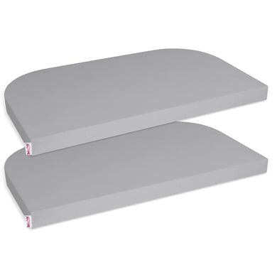 Original babybay® Jersey prostěradlo deluxe double pack vhodné pro model grey