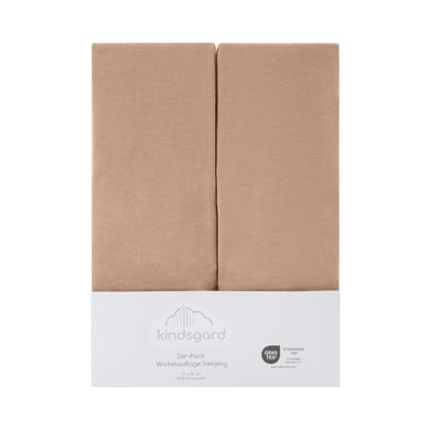 kindsgard Přebalovací podložka bekjelig 2-pack 85 x 75 cm taupe