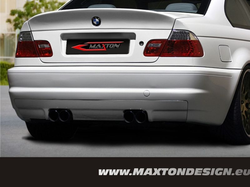 Maxtondesign Zadní nárazník BMW 3 E46 Saloon version with M3 exhaust 1998 - 2007