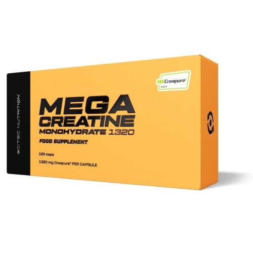 Scitec Nutrition Mega Creatine Monohydrate 1320 mg 120 cps
