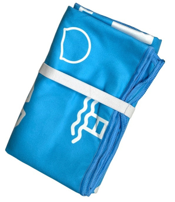 Ručník Swimaholic Swimming World Microfibre Towel Modrá