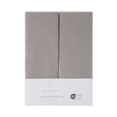 kindsgard Prostěradlo laylig 2-pack 70 x 140 cm šedé