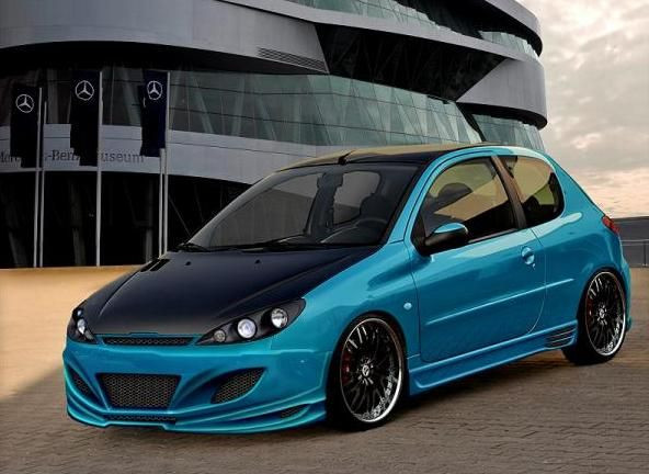 Maxtondesign Kryty prahů PEUGEOT 206 - CHIC