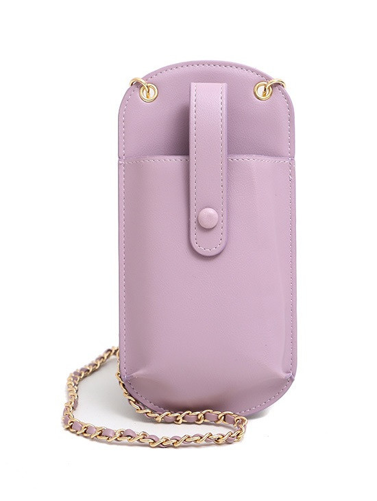 Kabelka TopQ Pocket na mobil s popruhem fialová 126567