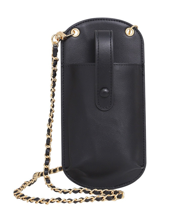 Kabelka TopQ Pocket na mobil s popruhem černá 126566