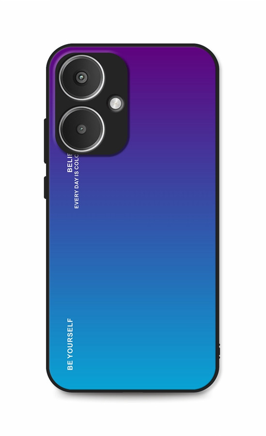 Kryt TopQ LUXURY Xiaomi Redmi 13C 5G pevný duhový purpurový 126493
