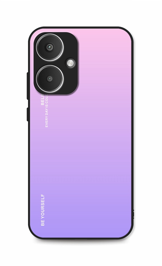 Kryt TopQ LUXURY Xiaomi Redmi 13C 5G pevný duhový růžový 126489
