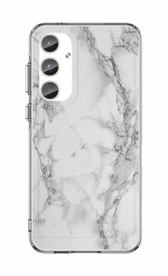 Kryt STYLE TopQ Samsung A55 pevný Mramor bílý 126460