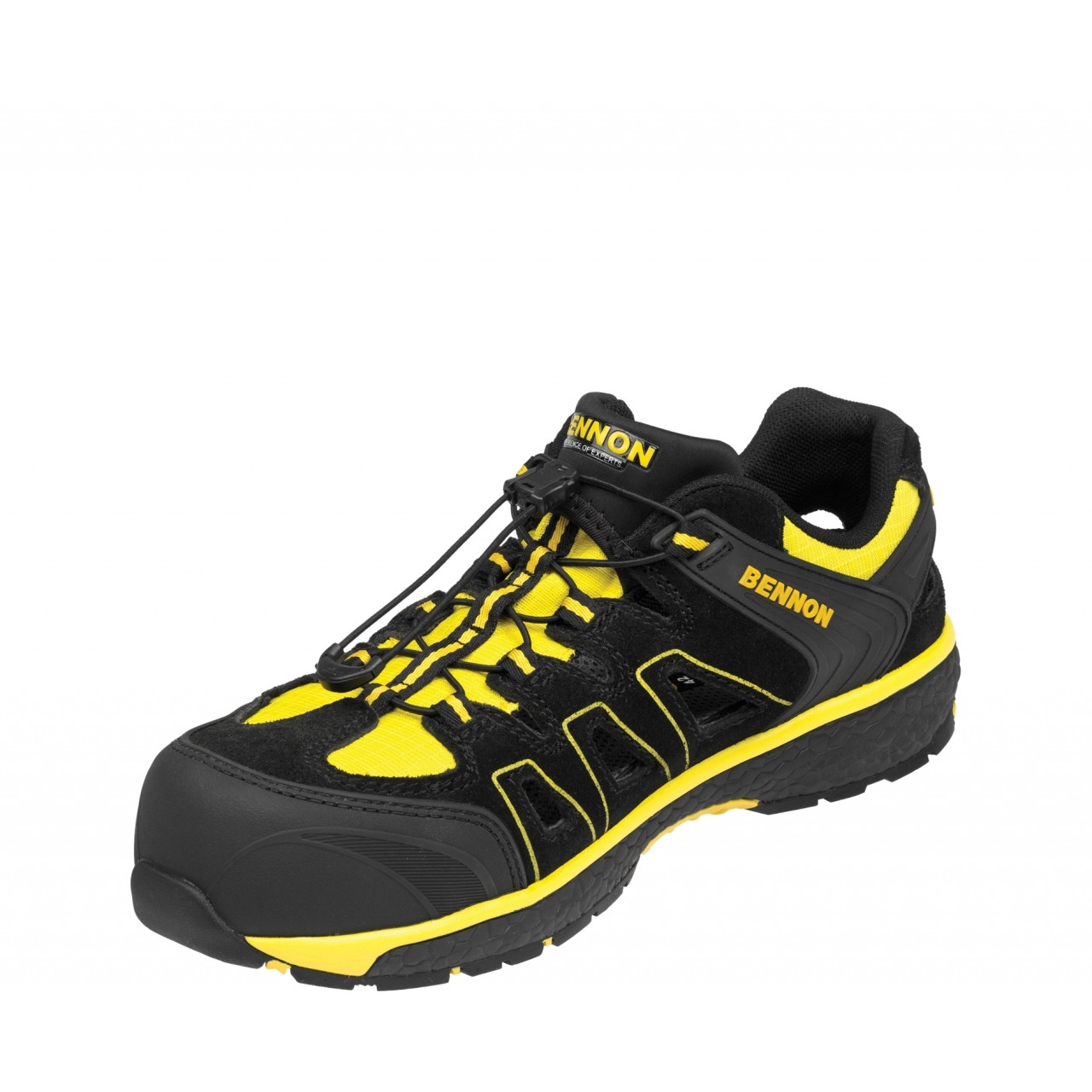 Sandále Bennon Bombis S1 ESD NM - černé-žluté, 37