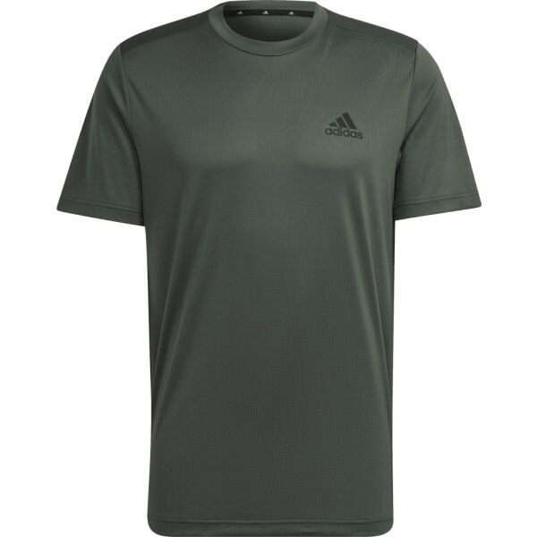 adidas DESIGNED TO MOVE Pánské sportovní tričko, khaki, velikost