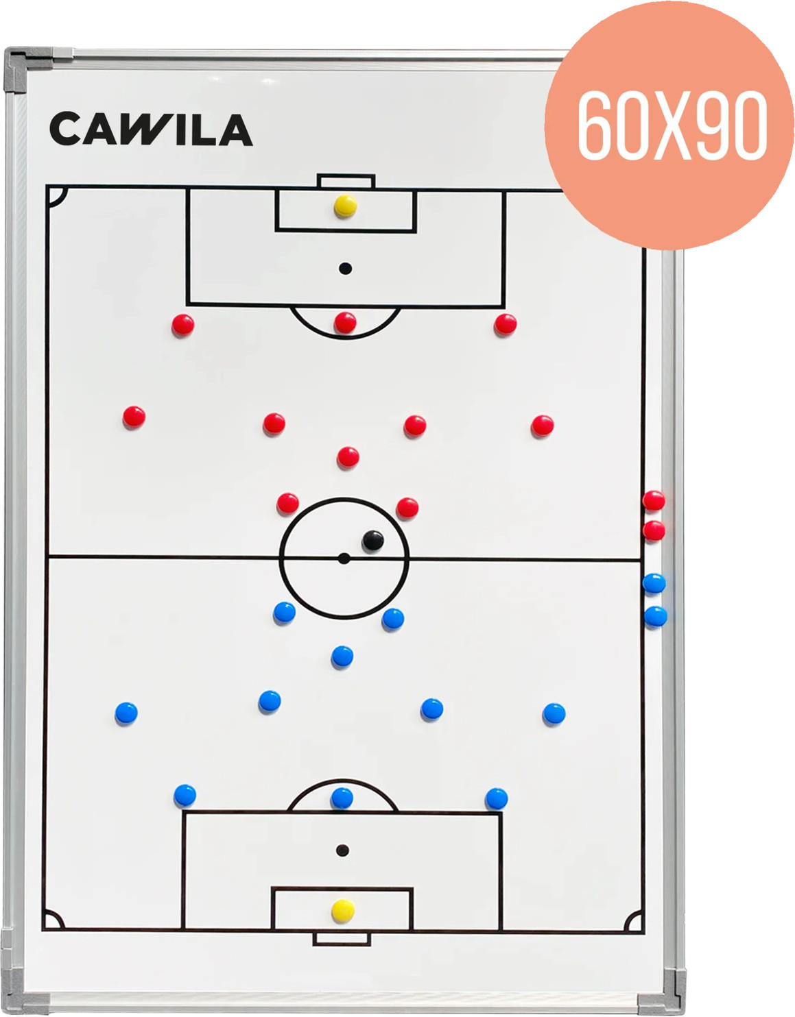 Taktická deska Cawila Cawila tactics football board incl. bag 60 × 90 cm