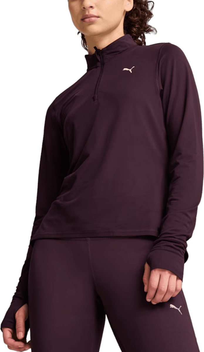 Mikina Puma RUN FAVORITE 1/4 ZIP W