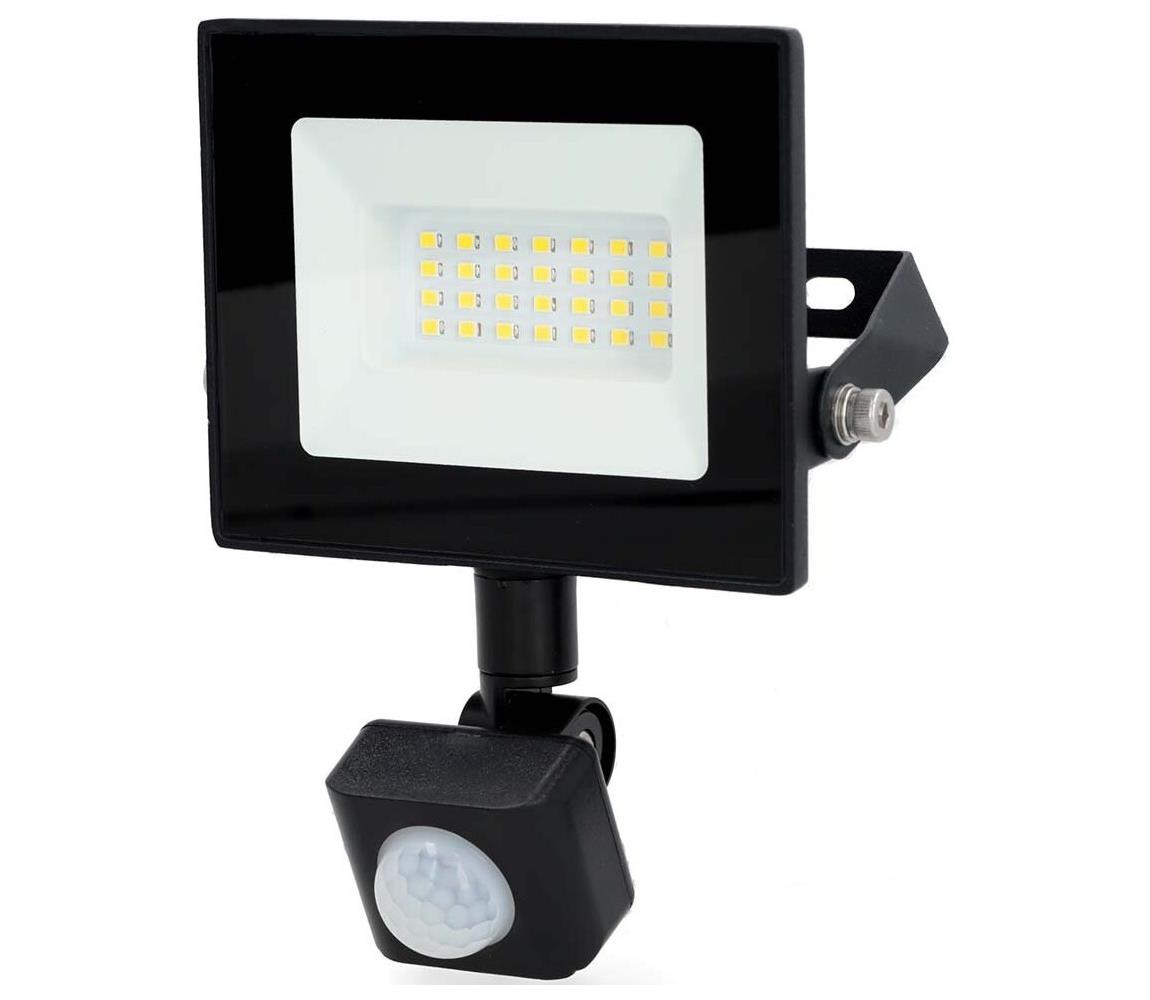 LLFLP15BLK - LED Reflektor se senzorem LED/20W/230V 4000K IP44