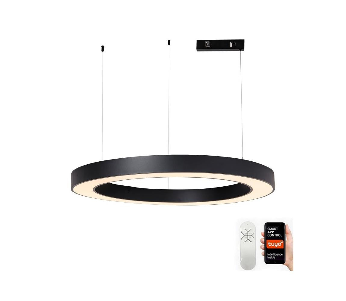 Neo  NEO 07211L - LED Stmívatelný lustr na lanku PASTEL 68W/230V Tuya černá +DO