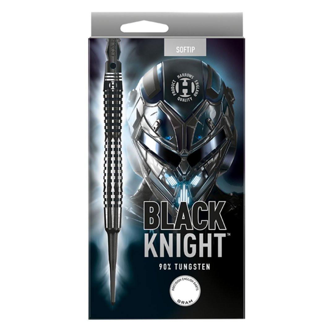 Sada šipek Harrows soft Black Knight 18g, 90% wolfram