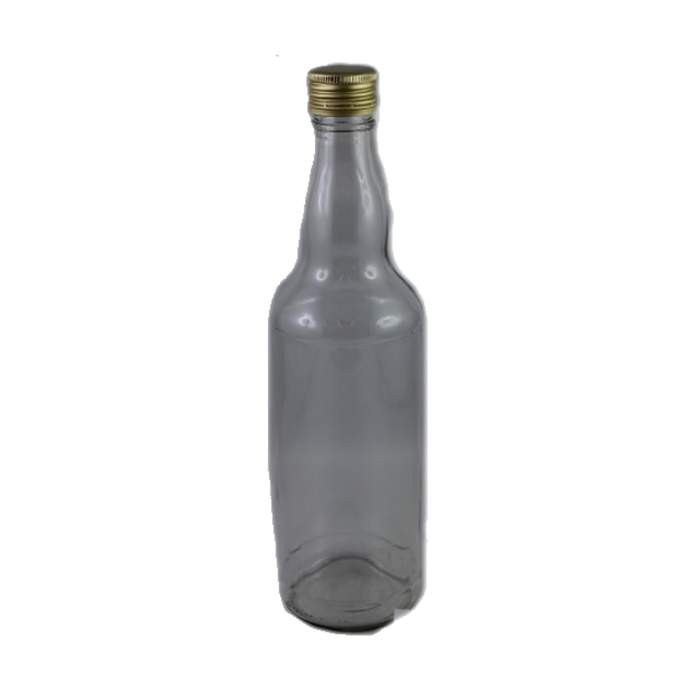 Lahev s kovovým víčkem skleněná 500ml