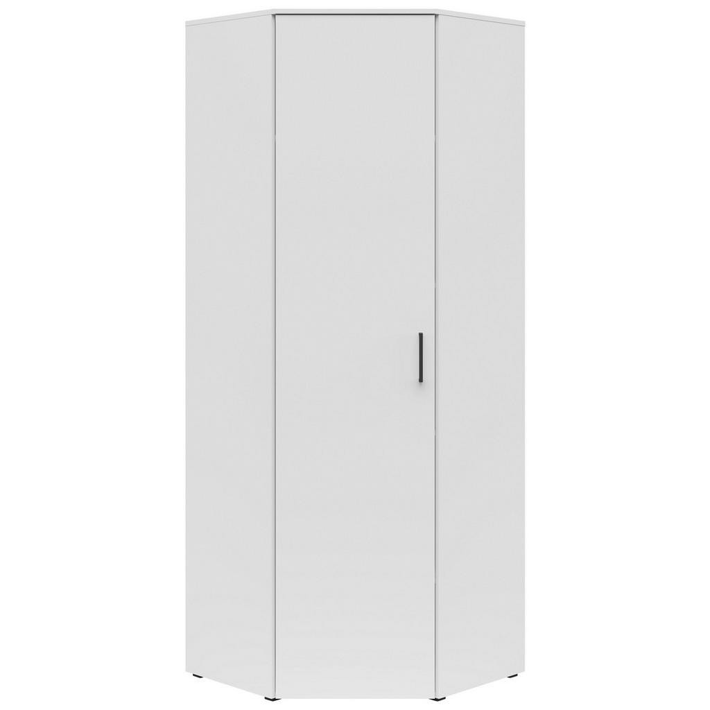 Carryhome ROHOVÁ SKŘÍŇ, bílá, 101/195/79 cm