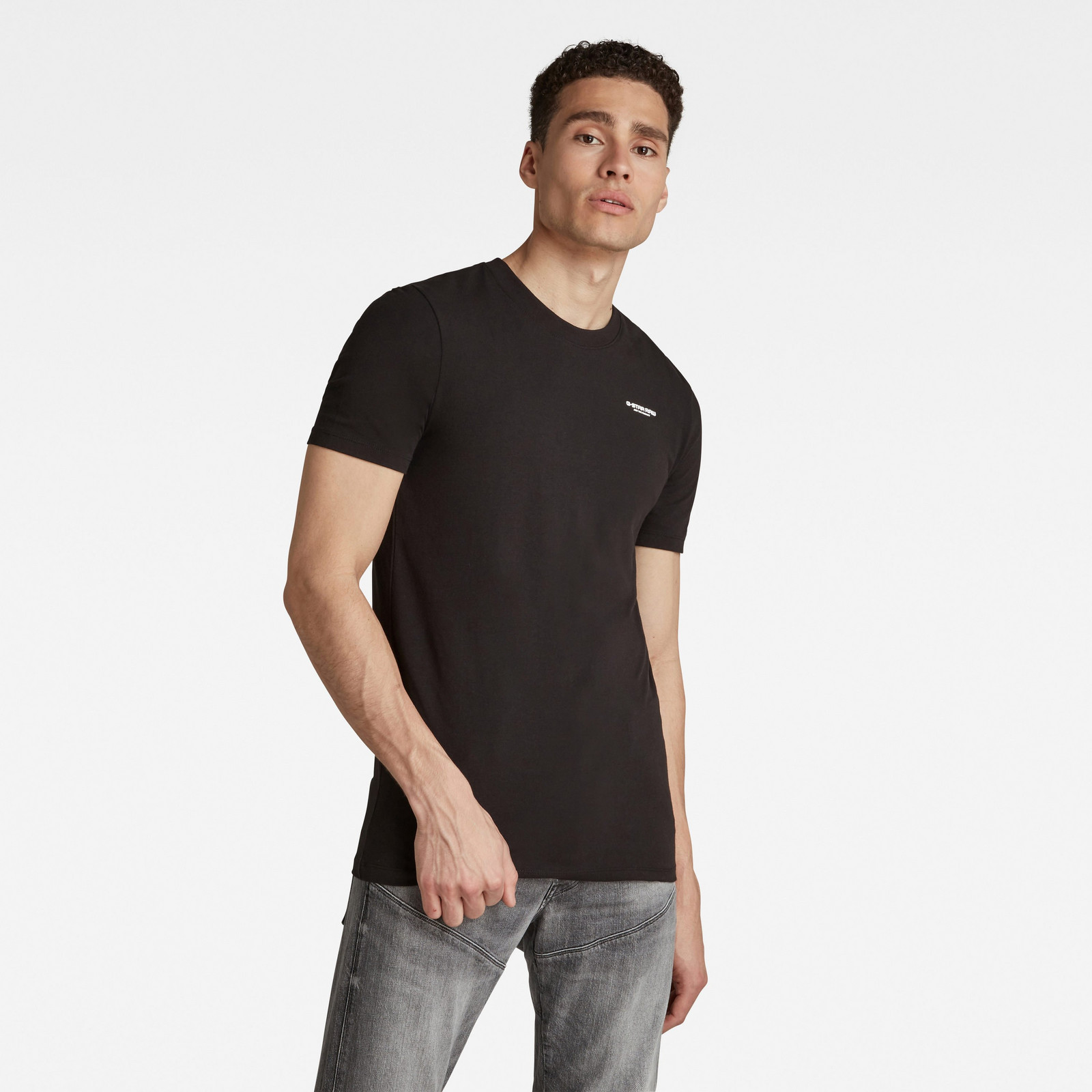 G-STAR T-shirt - Slim base r t s\s black