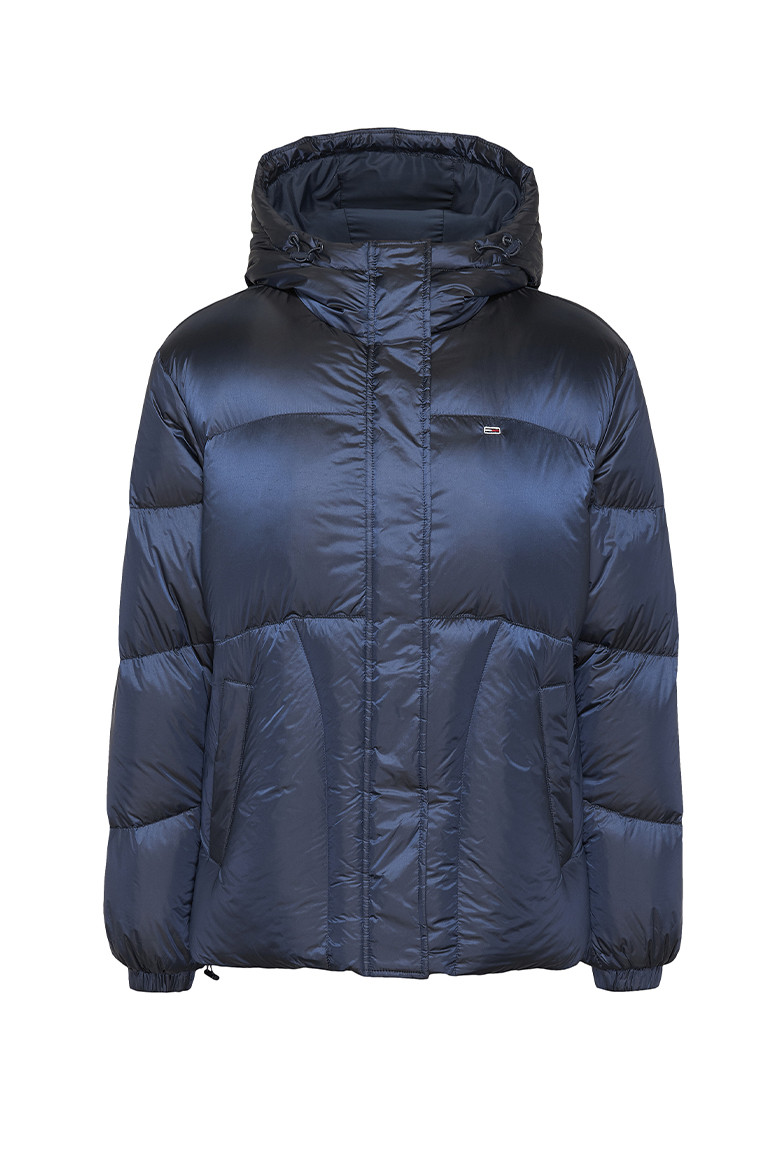 Tommy Jeans Jacket - TJW METALLIC PUFFER blue