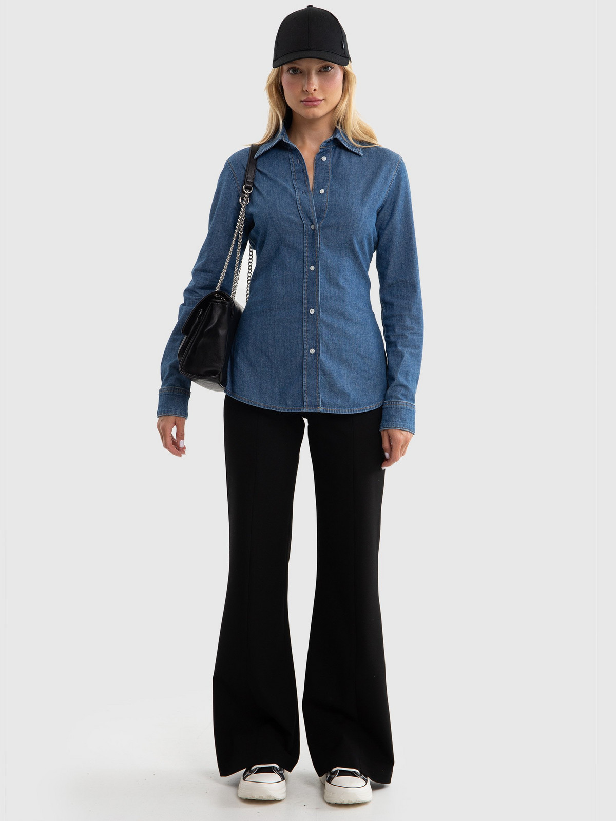 Big Star Woman's Wide Trousers 350018 906