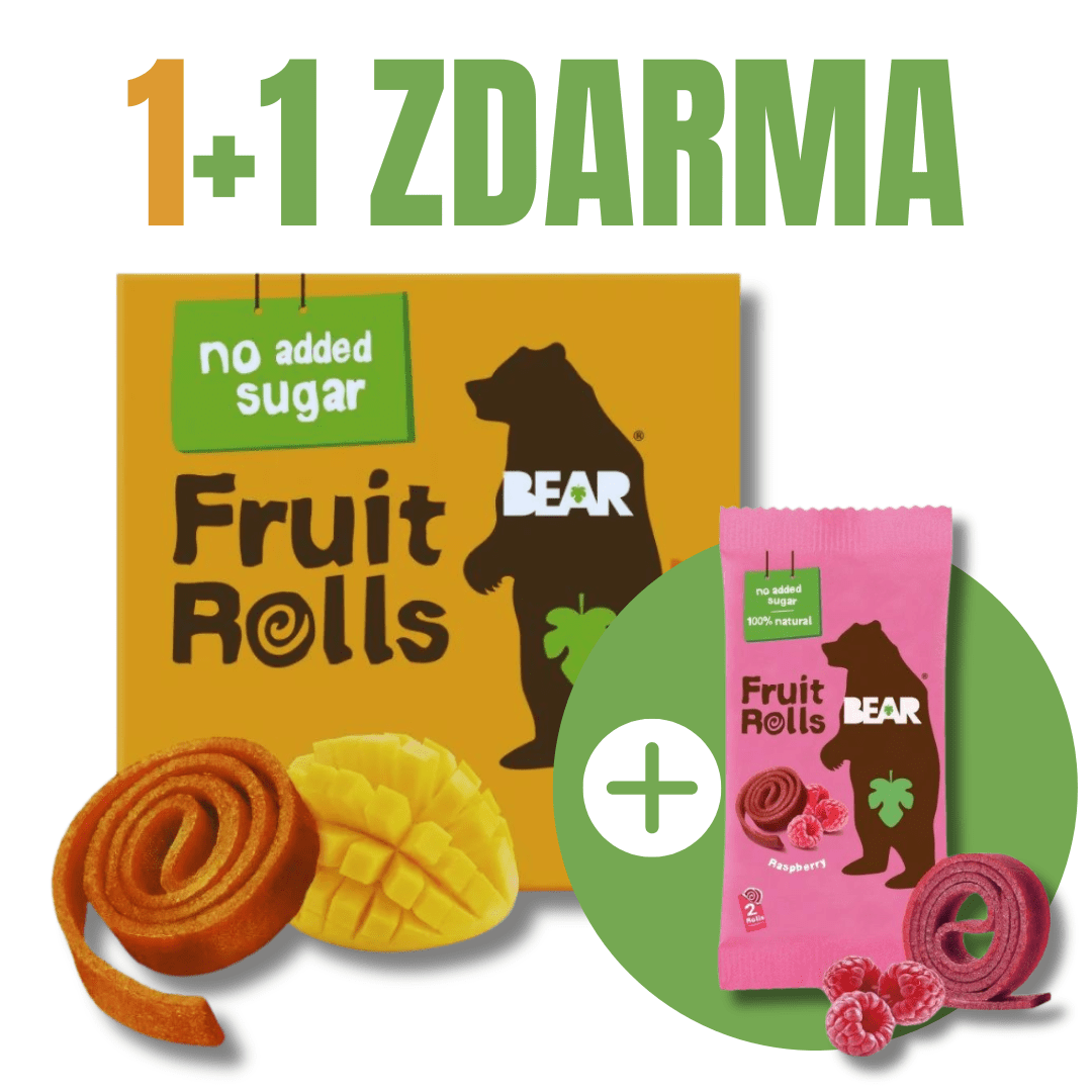 YOYO Bear Mango 5x20g + YOYO Bear Raspberry 20g ZDARMA