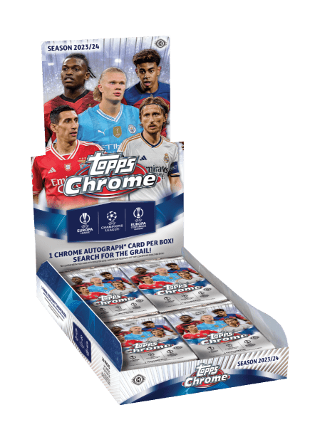 2023-2024 Topps Chrome UEFA Club Competition Hobby Box