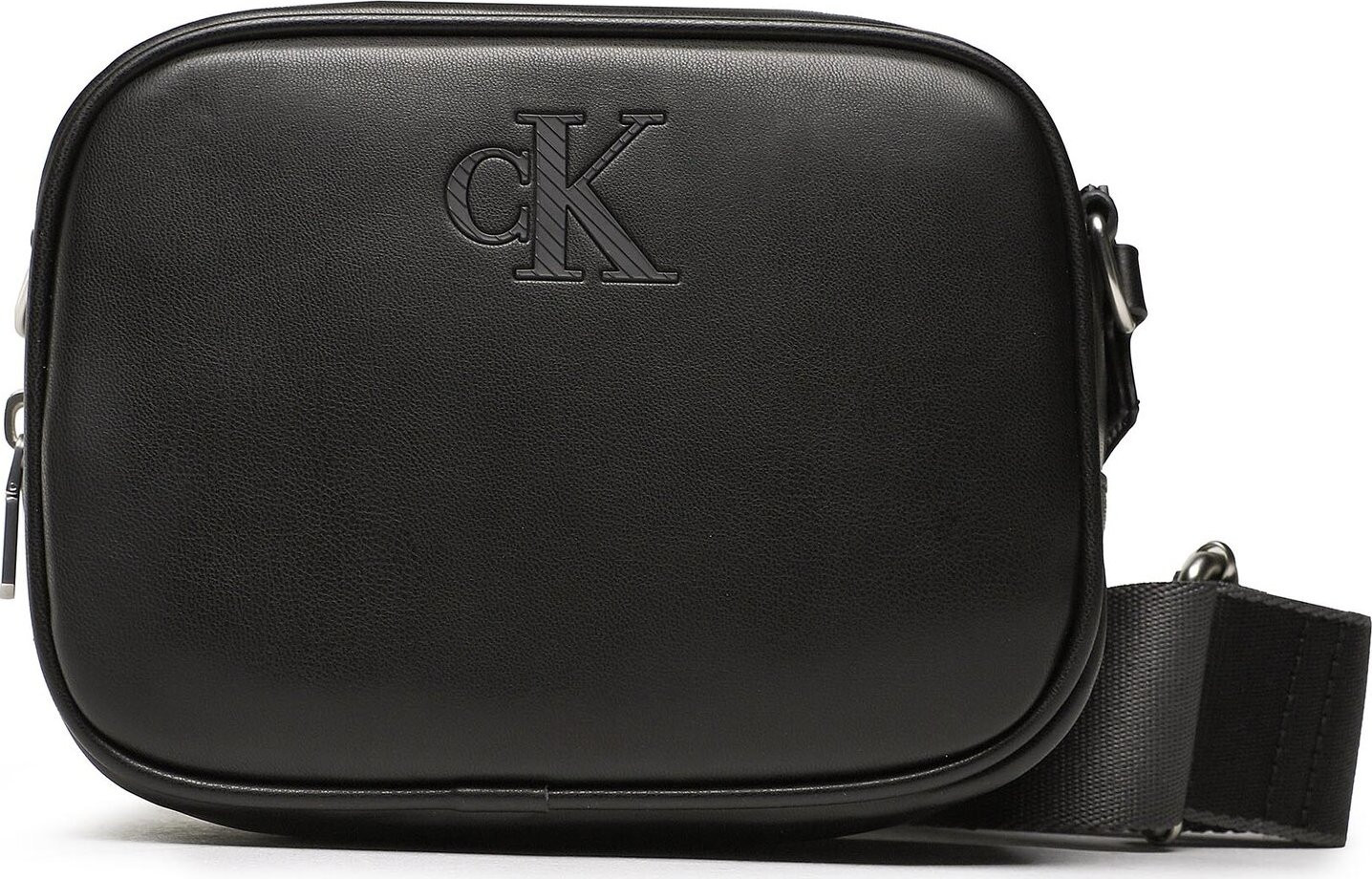 Kabelka Calvin Klein Jeans Sleek Camera Bagi8 Solid K60K610321 Černá